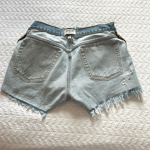 AGOLDE PARKER VINTAGE CUT OFF SHORT IN SWAPMEET Size 26 - Picture 10 of 15